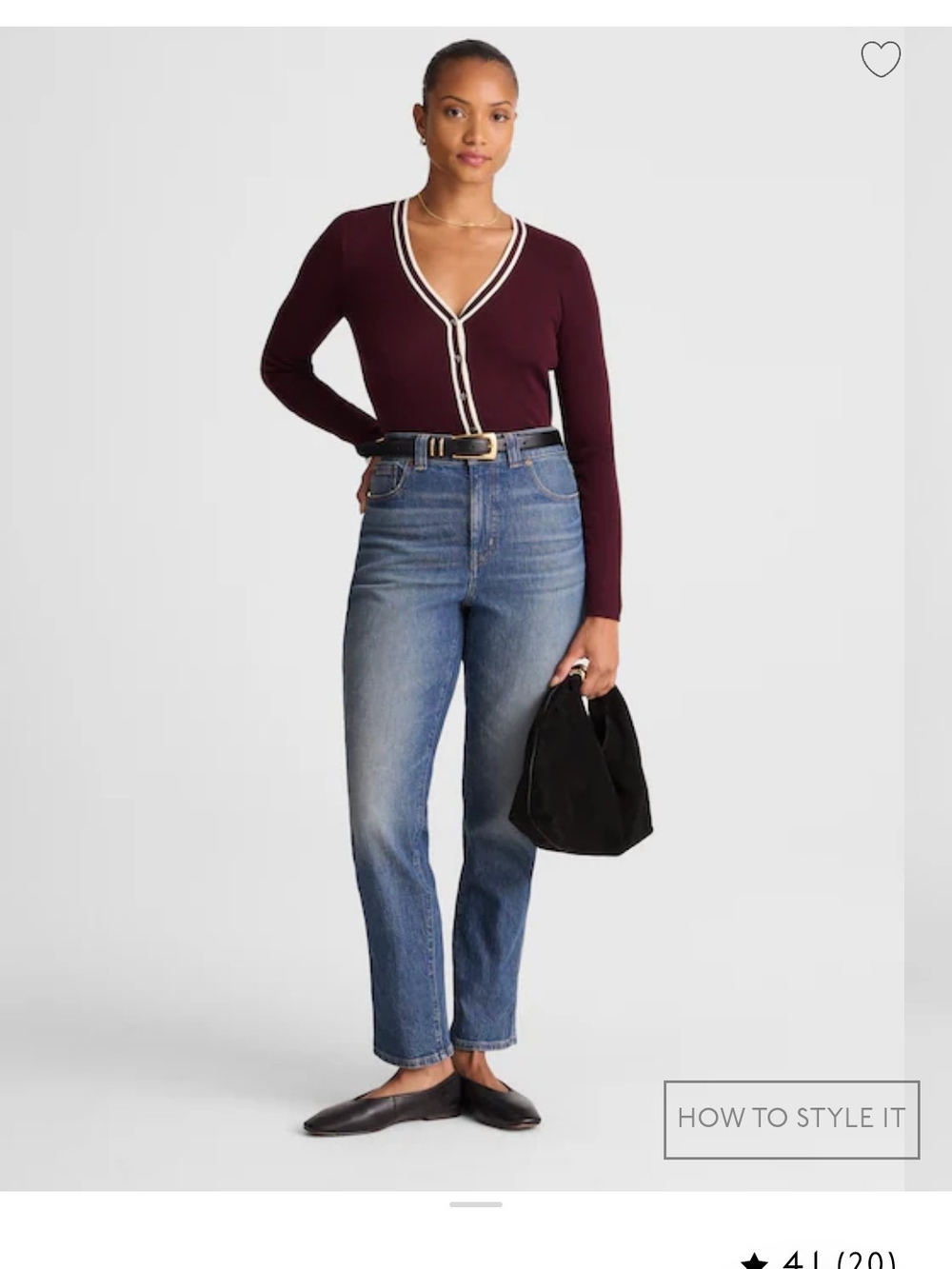 NWT Madewell Curvy Perfect Vintage Jean Pickaway Wash Comfort Stretch NW332